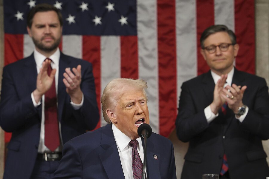 After wild six weeks, Trump tells Congress ‘We are just getting started’