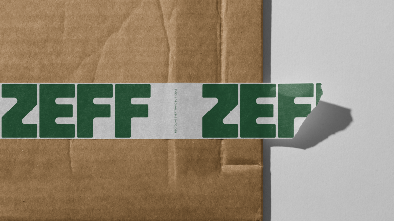 Pentagram rebrand of Zeff reshapes the future of sustainable design