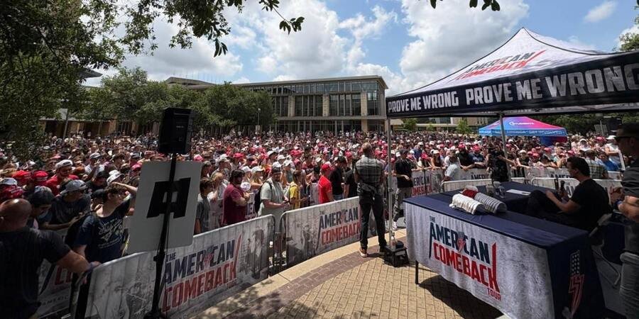 Charlie Kirk’s Texas A&M campus visit draws massive crowd as American youth veers right