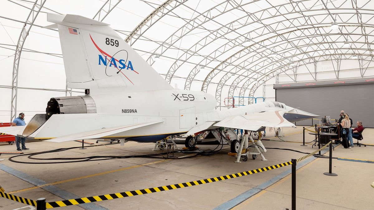 NASA’s X-59 jet takes ‘flight’ without leaving the ground | Space photo of the day for May 20, 2025