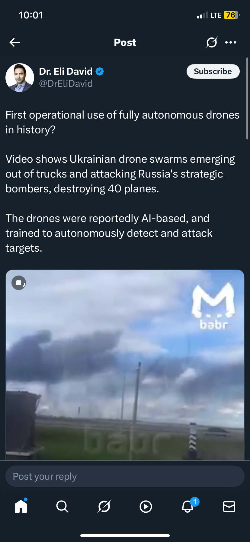 Ukraine Uses AI Controlled Drones and a Clever Plan to Destroy 40 Russian Planes