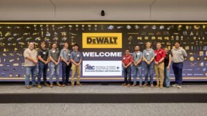 DEWALT® Recognizes Student Winners of ABC’s Construction Management Competition with Headquarters Visit