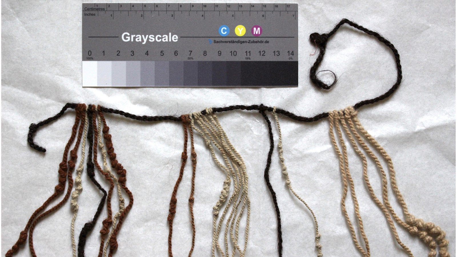 Human hair-based recordkeeping was widespread in Incan Empire