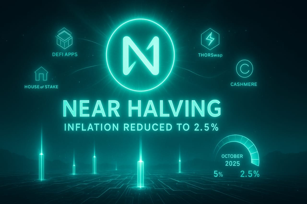 NEAR Protocol Completes First-Ever Mainnet Halving, Capping Inflation at 2.5% and Ushering in a New Era of Sustainable Growth