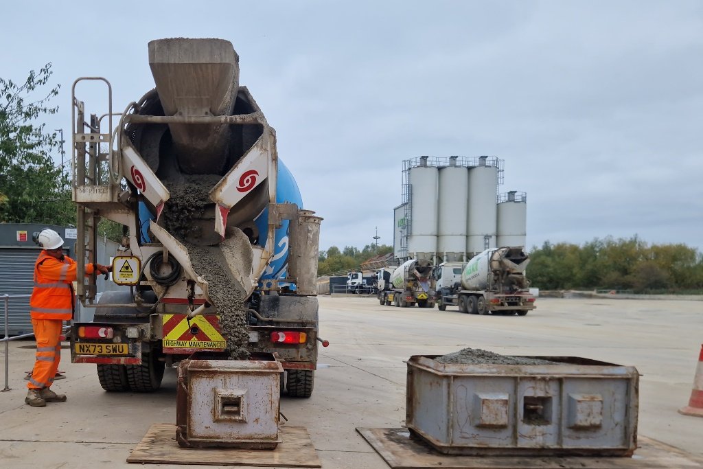 Concrete trials show viability of recycling fines