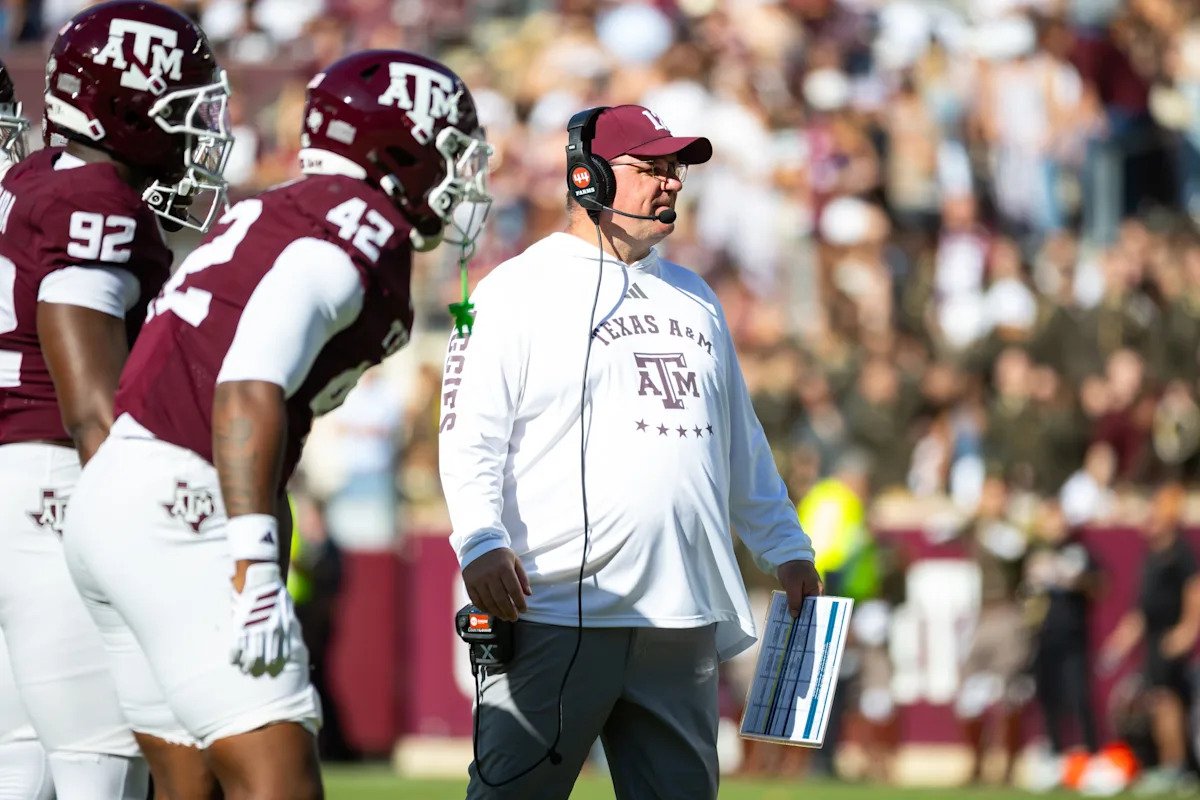 Texas A&M HC states this is ‘not the first time’ he’s studied Texas