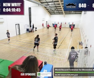 Look: 48-hour dodgeball game takes aim at Guinness World Record in England