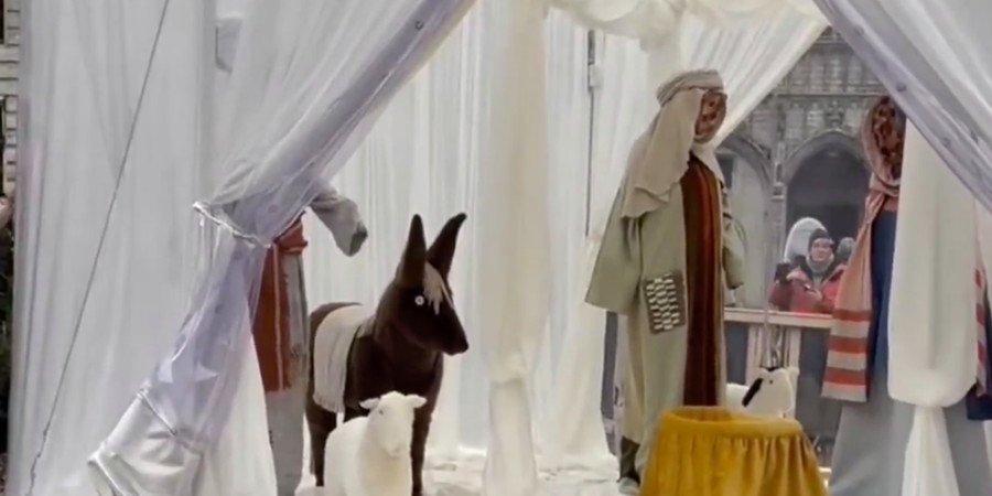 Infant Jesus figure beheaded in Brussels’ nativity display