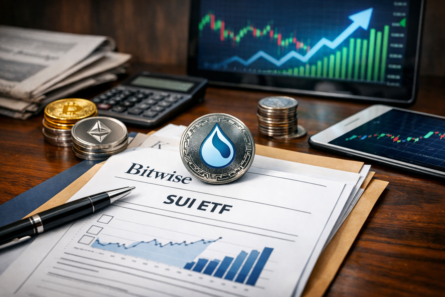 Bitwise files for spot SUI ETF as competition intensifies in crypto fund market
