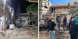 Three Palestinians arrested for torching Christmas tree at Catholic church in West Bank