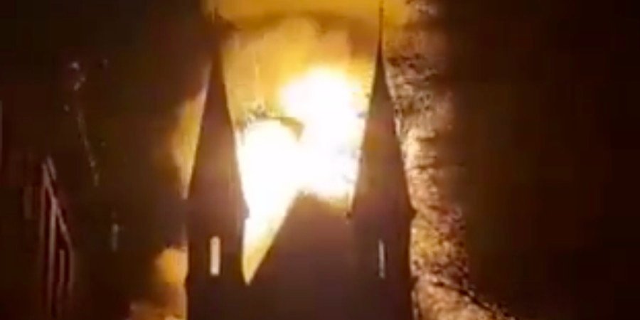 Historic Amsterdam Catholic church destroyed by fire under suspicious circumstances