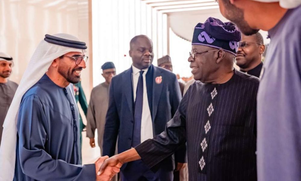 Update: Tinubu arrives Abu Dhabi for 2026 sustainability summit