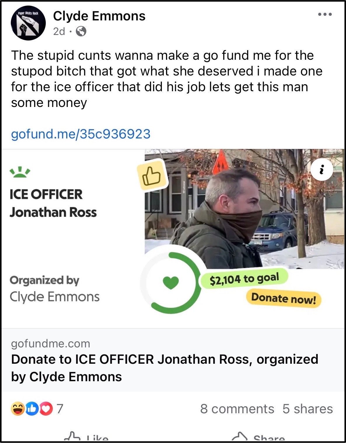 Bill Ackman Gave $10,000 to Jonathan Ross GoFundMe Created by User Linked to Nazi Salute Image