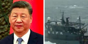 China mobilizes massive floating sea barrier with thousands of fishing boats