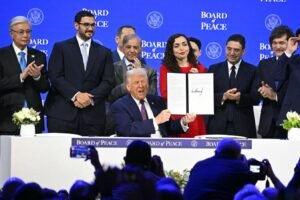 Trump Launches His ‘Board Of Peace’: Says Group Will Work With The UN